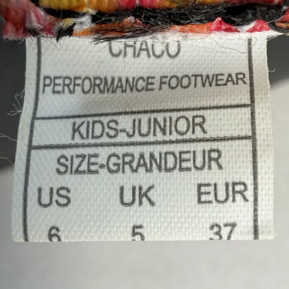 Chaco Chillos Kids Dark Tie Dye Sandals JCH180342 Kids Size US 6